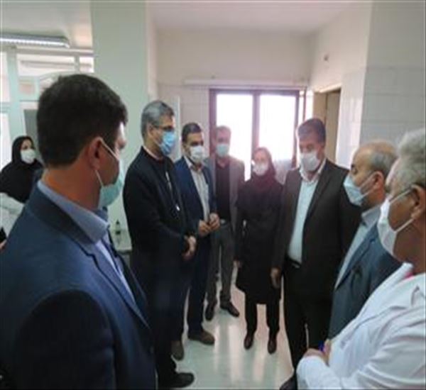 بازدید ریاست محترم دانشگاه علوم پزشکی تبریز از بیمارستان فارابی ملکان