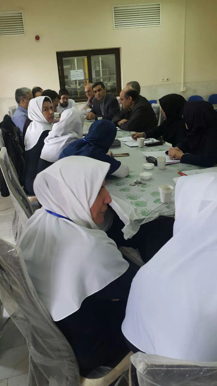 بازدید و بررسی مشکلات درمان بیمارستان فارابی ملکان
